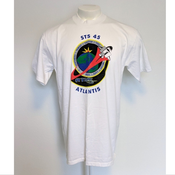 Oneita Other - STS 45 Atlantis Atlas T-shirt
